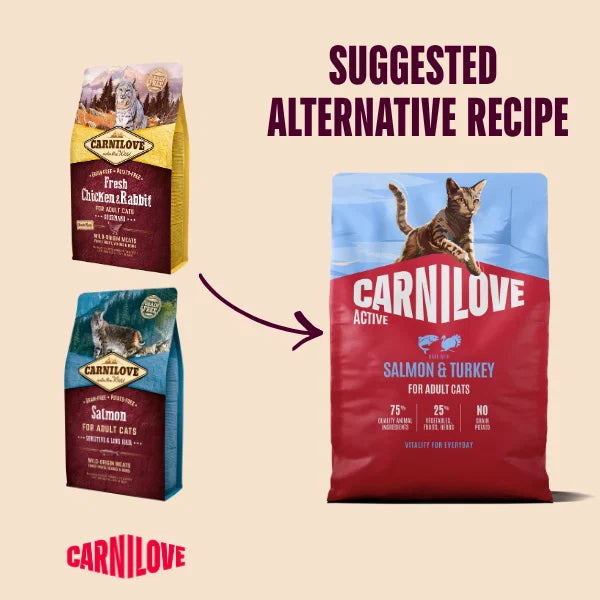 Carnilove Salmon Dry Cat Food for Adult Cats