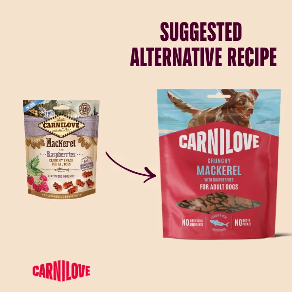 Carnilove Mackerel with Raspberries Crunchy Dog Treats, 200g