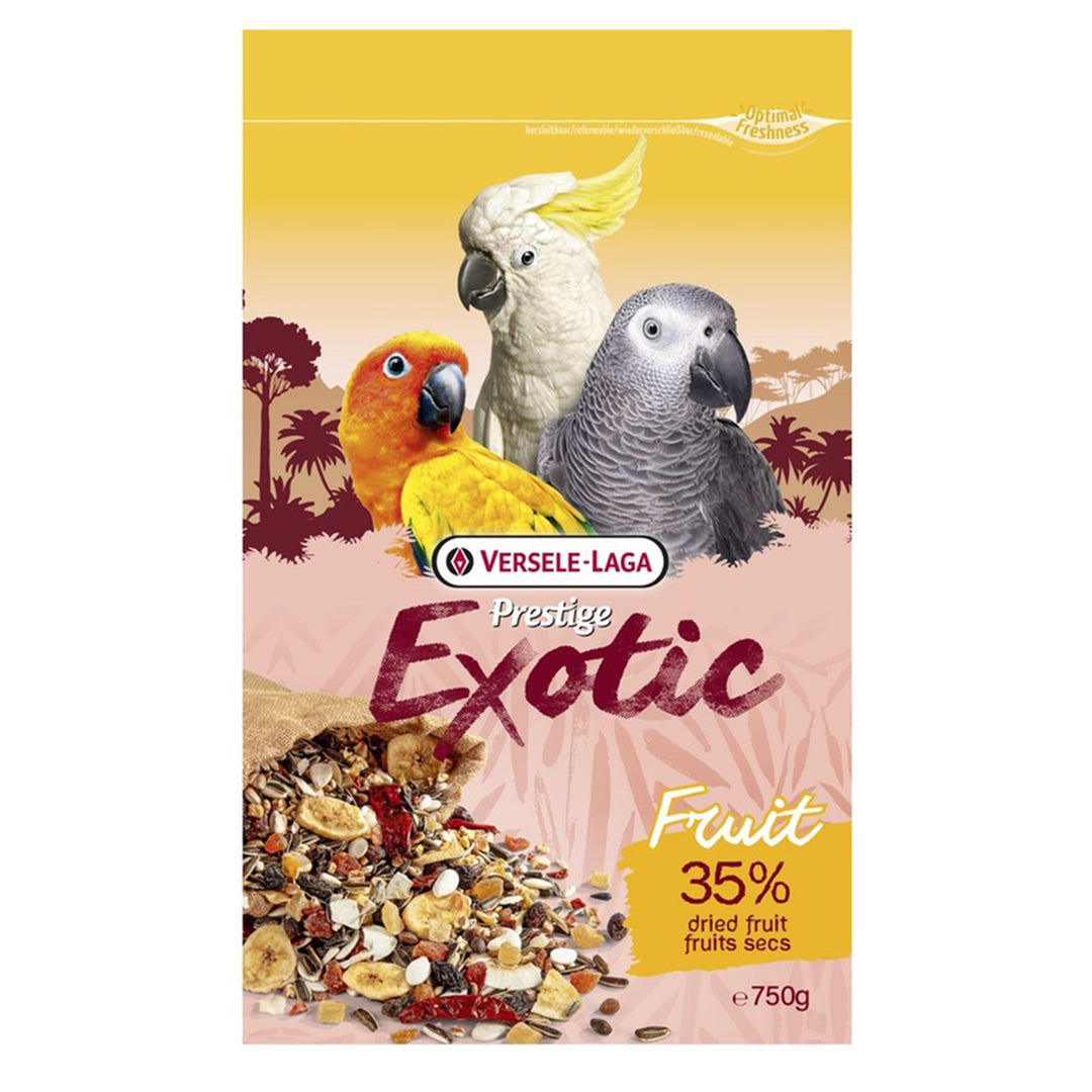 Versele-Laga Prestige Exotic Parrot Fruit Mix, 750g