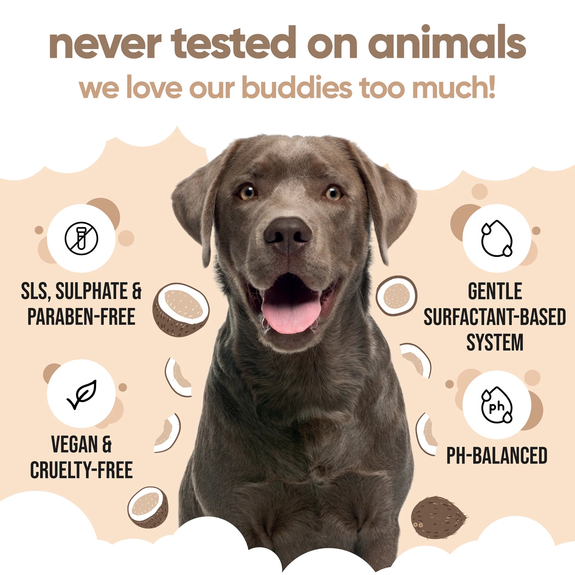 Buddycare 2in1 Dog Shampoo & Conditioner, 500ml