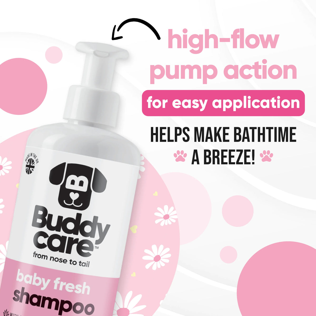 Buddycare Baby Fresh Dog Shampoo, 500ml