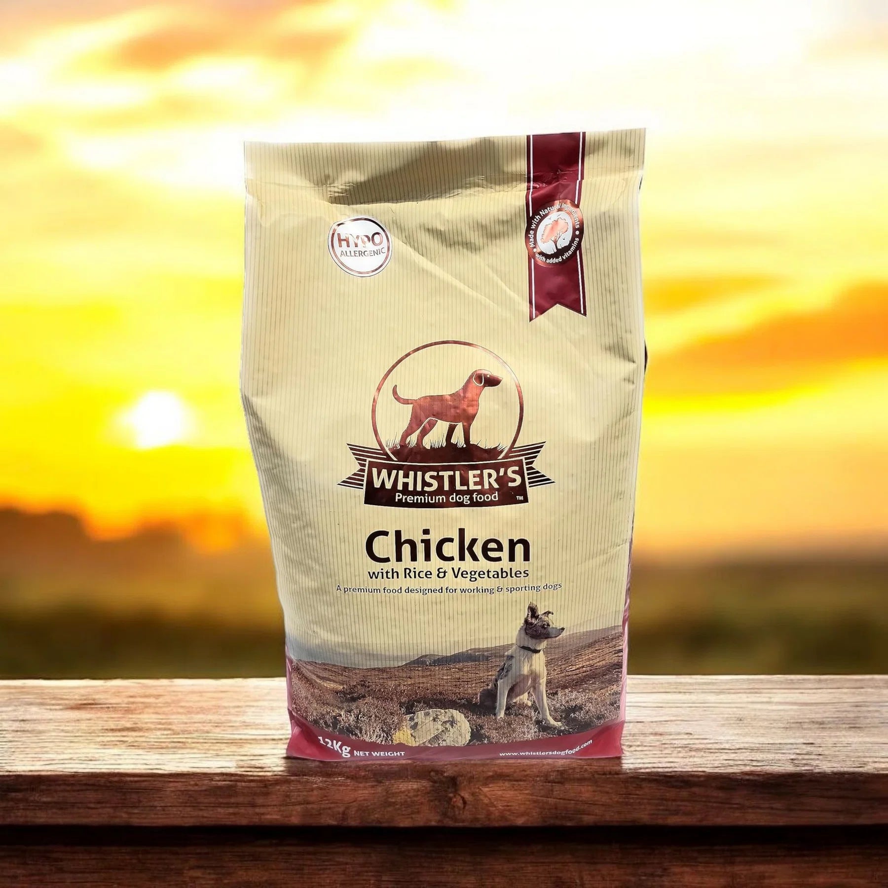 Whistlers Chicken with Rice & Vegetables Dry Dog Food for Adult Dogs