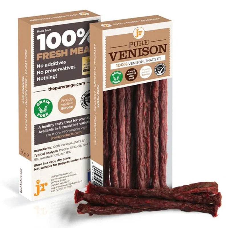 JR Pet Products Pure Venison Sticks, 50g