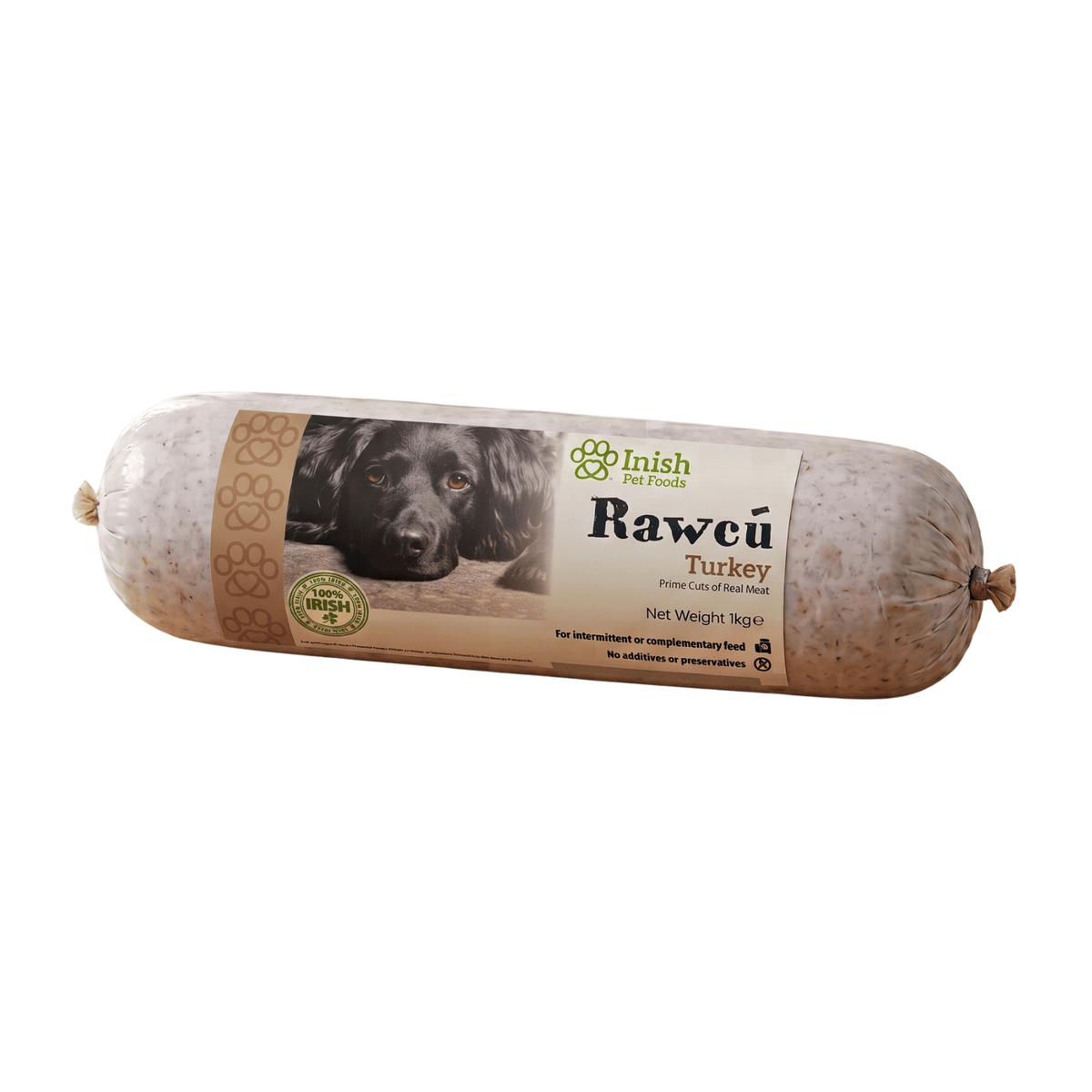 RawCú Turkey Raw Dog Food, 1kg