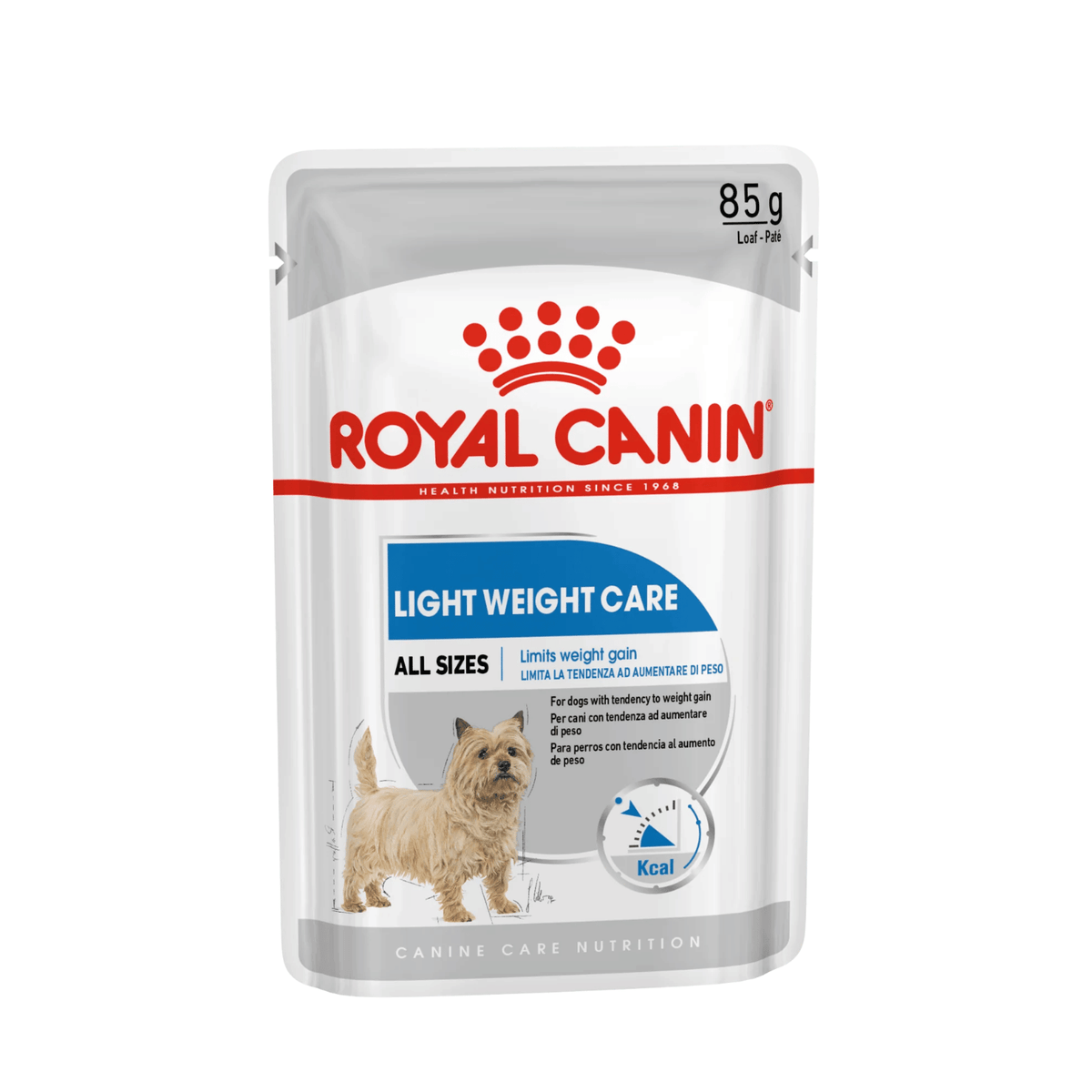 Royal Canin Light Weight Care Wet Dog Food Loaf In Sauce for Adult Dogs, 85g