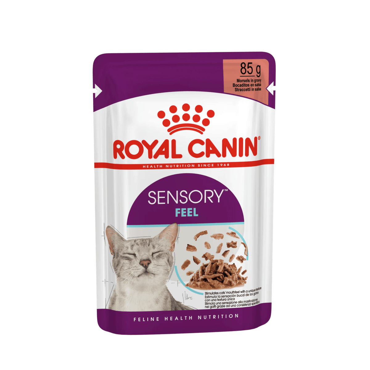 Royal Canin Sensory Feel Wet Cat Food Morsels In Gravy for Adult Cats, 85g