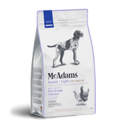 McAdams Senior/Light Chicken Dry Dog Food for Senior or Overweight Dogs, 2kg