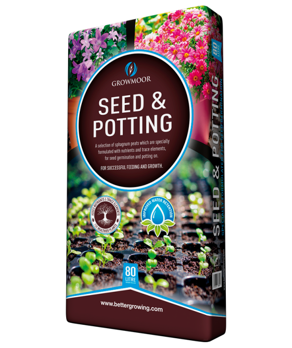 Growmoor Seed & Potting Compost, 80 L