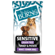 Burns Sensitive Grain-Free Turkey & Potato Dry Dog Food for Adult & Senior Dogs, 2kg
