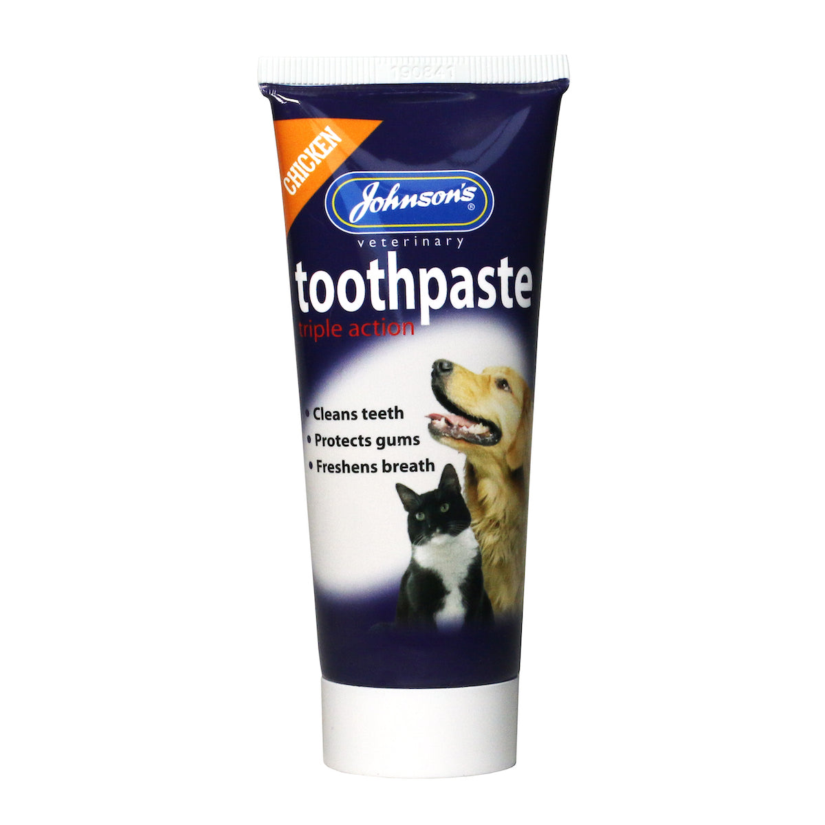 Johnson's Chicken Triple Action Toothpaste for Dogs & Cats, 50g