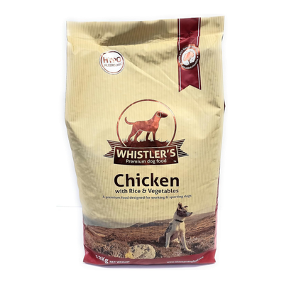 Whistlers Chicken with Rice & Vegetables Dry Dog Food for Adult Dogs