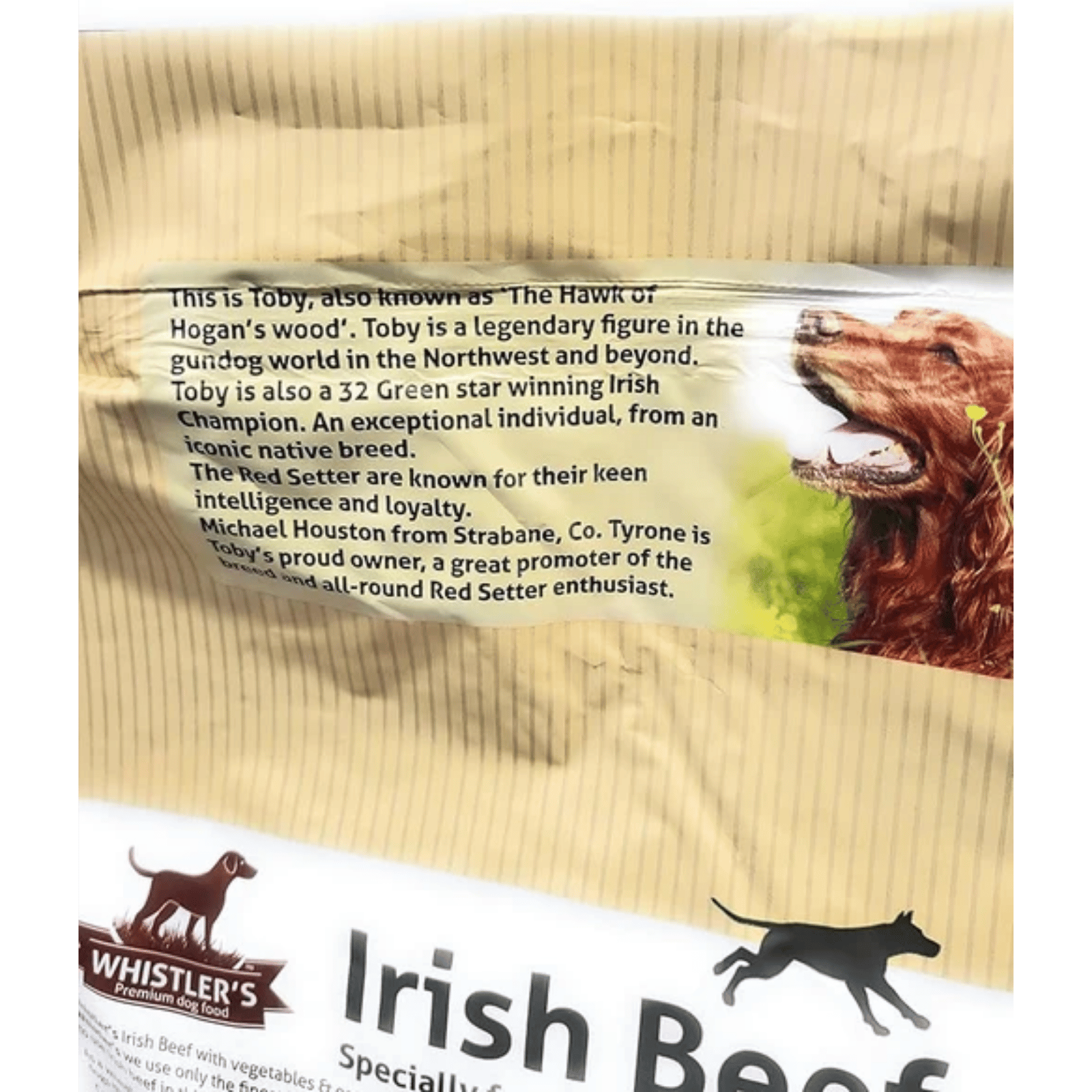 Donation - Whistlers Irish Beef with Vegetables & Oats Dry Dog Food for Adult Dogs