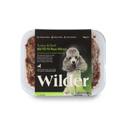 Wilder Turkey & Beef 80/10/10 Raw Mince for Adult Working Dogs, 500g