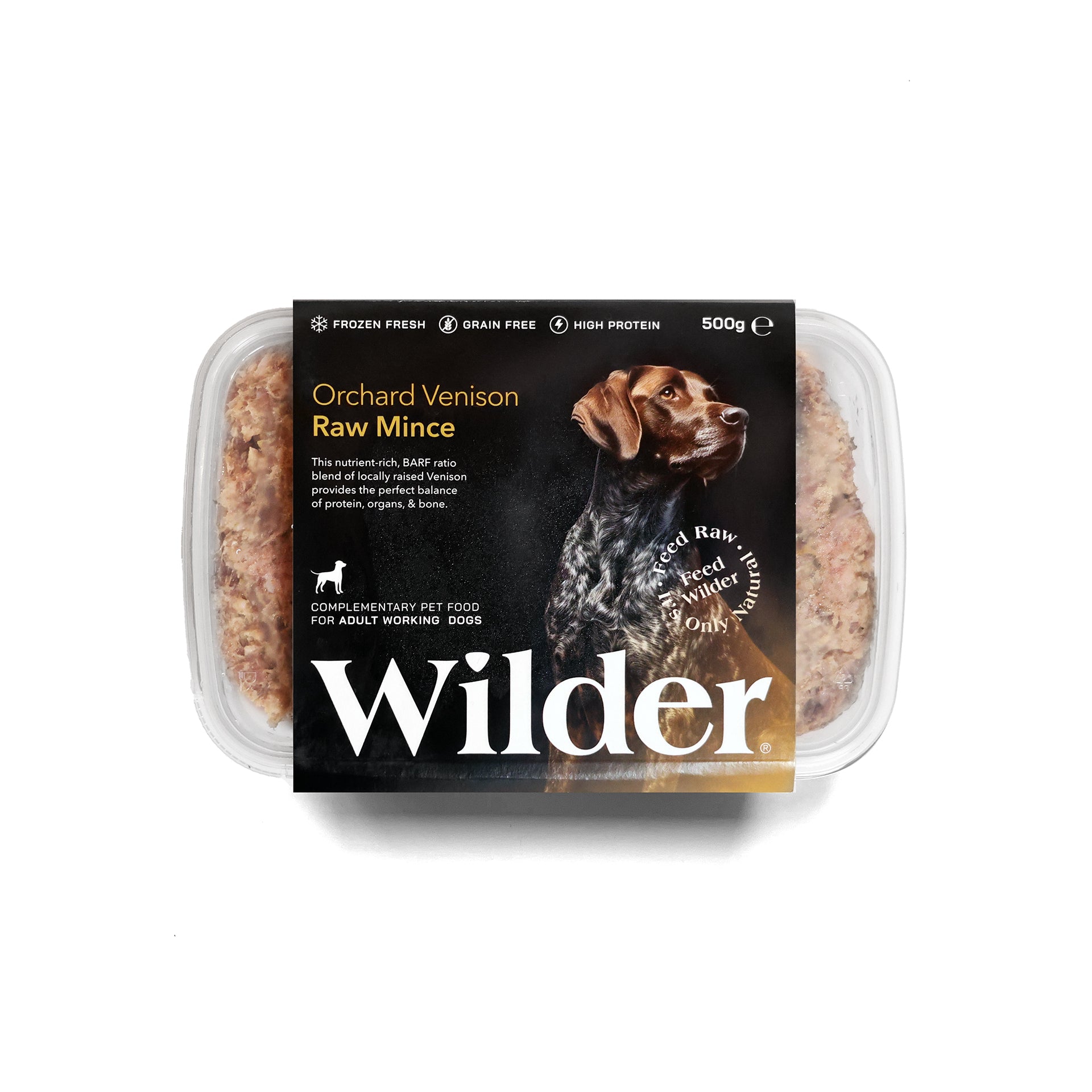Wilder Orchard Venison Raw Mince Dog Food, 1 kg