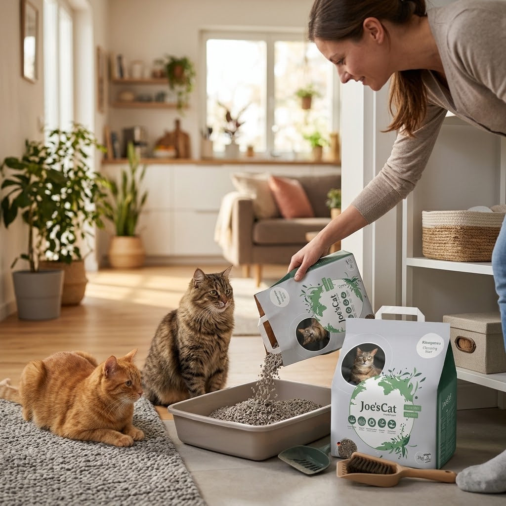 Joe's Cat Recycled Paper Clumping Litter, 3kg