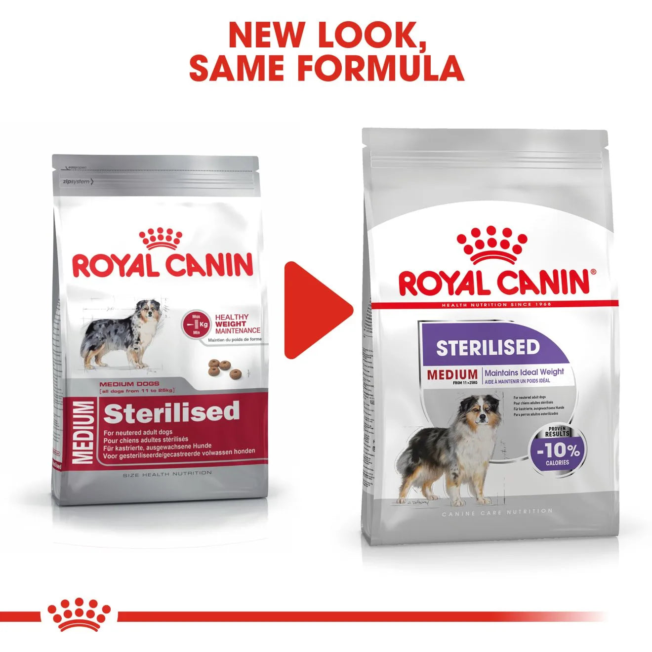 Royal Canin Sterilised Dry Dog Food for Medium Breed Adult Dogs, 12kg