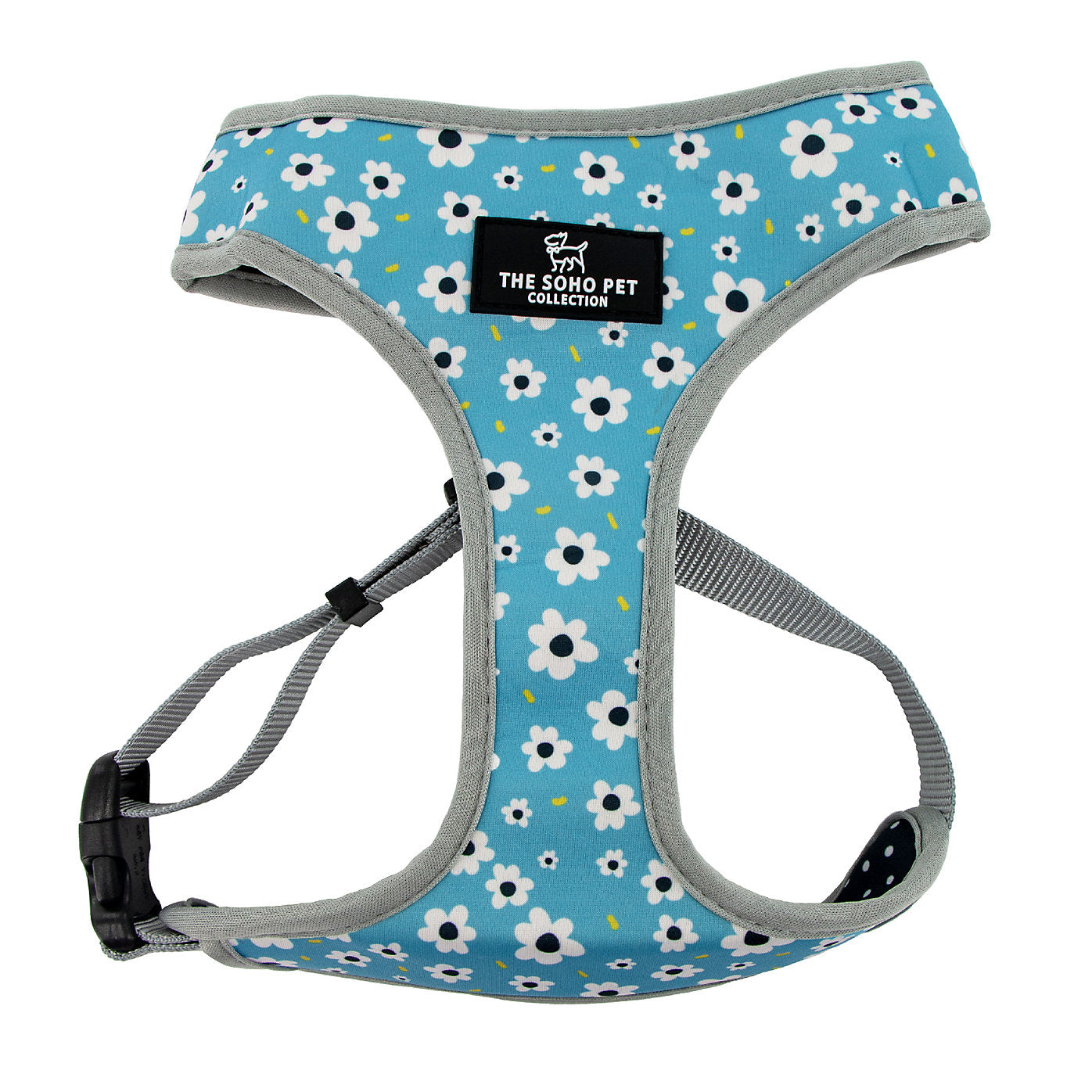 Ancol Soho Daisy/Polka Dot Patterned Reversible Dog Harness, Extra Small (23-38cm)