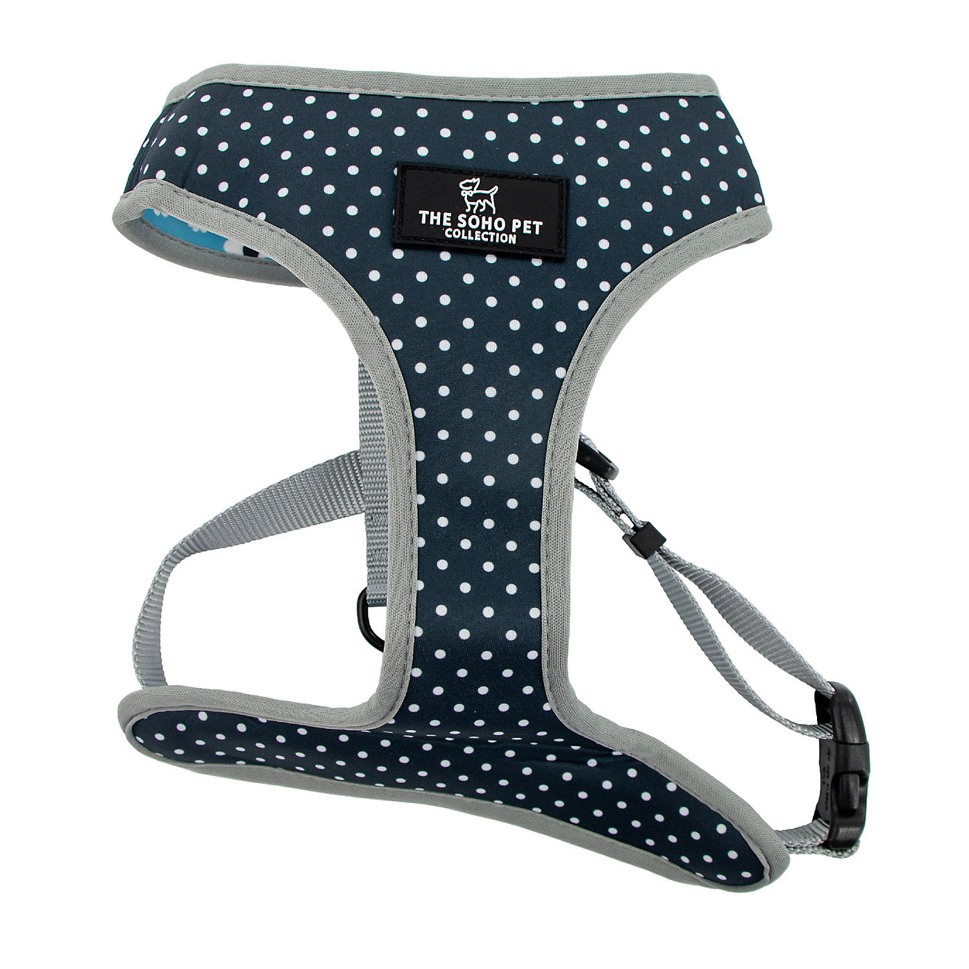Ancol Soho Daisy/Polka Dot Patterned Reversible Dog Harness, Extra Small (23-38cm)