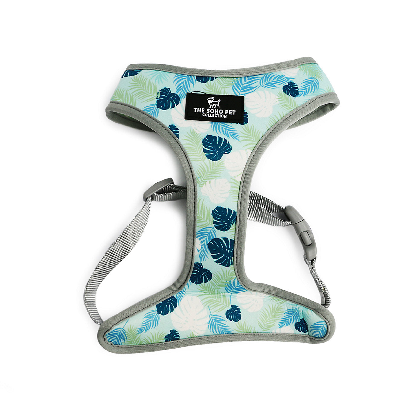Ancol Soho Stripes/Leafs Patterned Reversible Dog Harness, Extra Small (23-38cm)