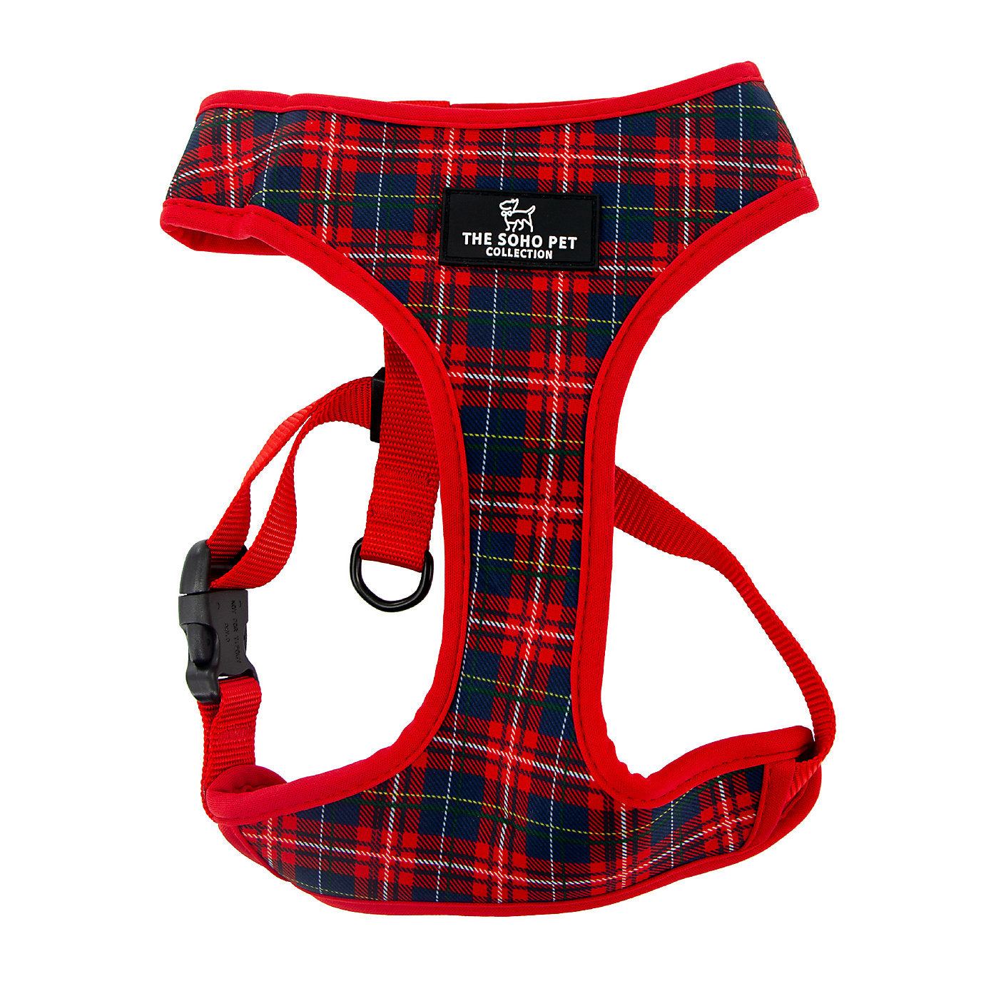 Ancol Soho Tartan/Stars Patterned Reversible Dog Harness, Extra Small (23-38cm)