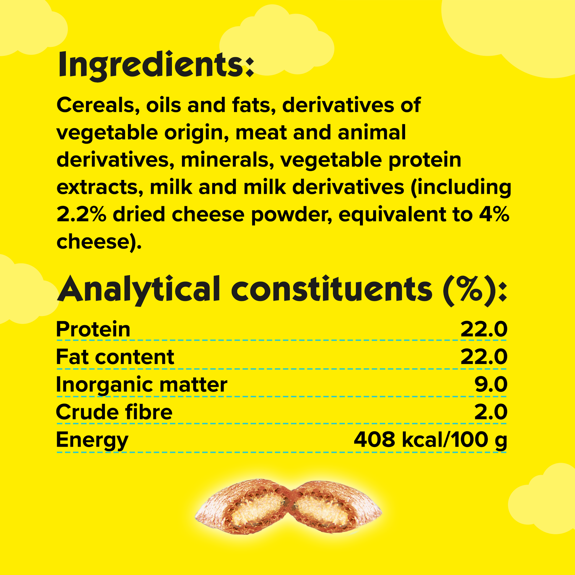Dreamies Cat Treats with Cheese, 350g Mega Tub
