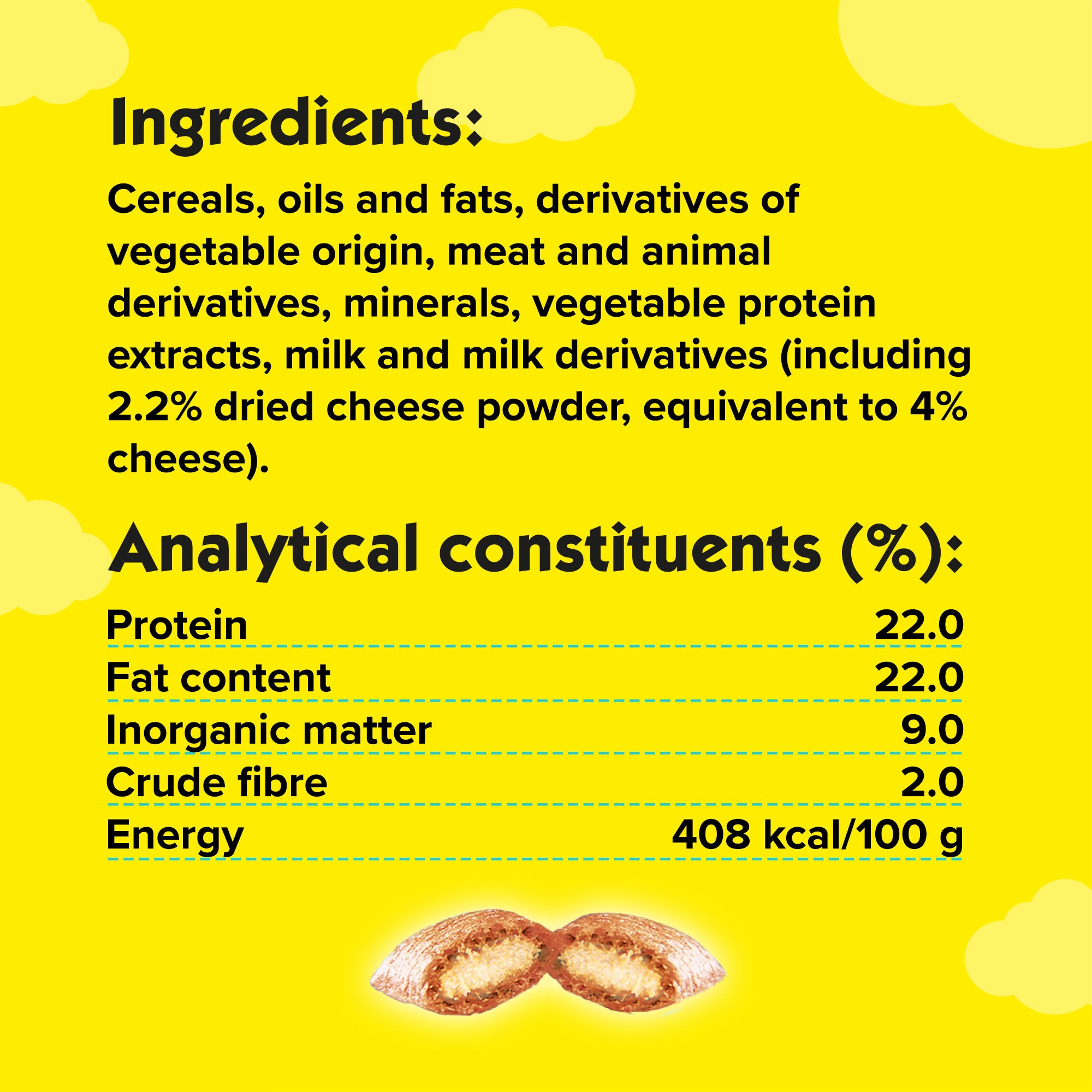 Dreamies Cat Treats with Cheese, 350g Mega Tub