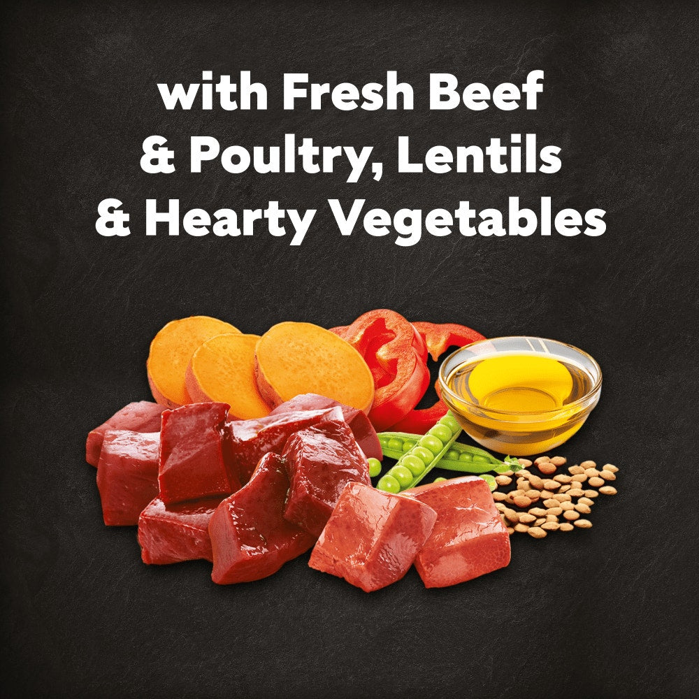 Cesar Fresh Beef, Poultry & Vegetables Dry Dog Food for Adult Dogs, 1.4kg