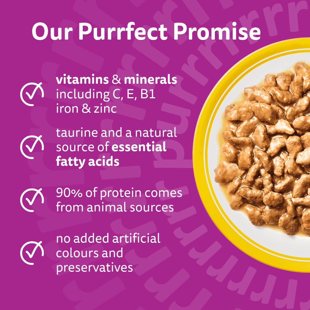 Whiskas Poultry Feasts in Gravy Wet Cat Food for Adult Cats