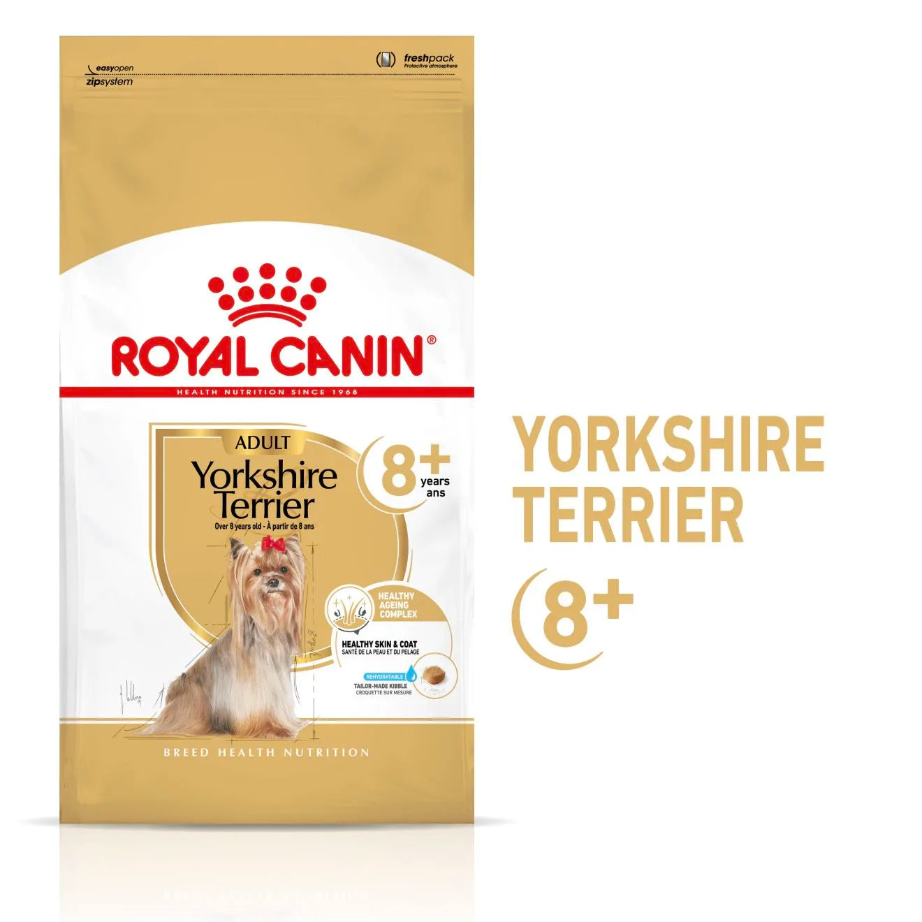 Royal Canin Dry Dog Food for 8+ Senior Yorkshire Terriers, 1.5kg