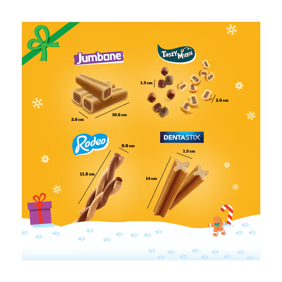 Pedigree Christmas Dog Treats Gift Box, 535g