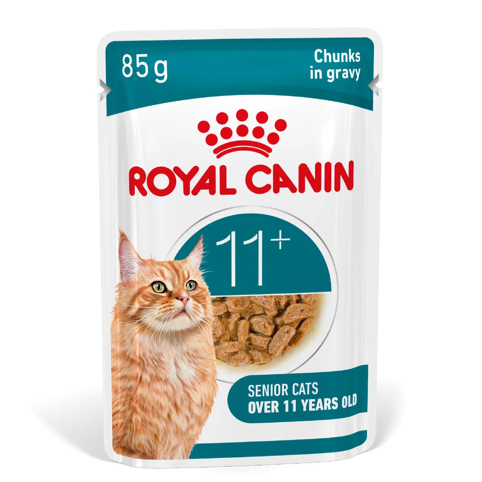 Royal Canin Ageing 11+ Wet Cat Food in Gravy for Senior Cats, 85g