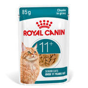 Royal Canin Ageing 11+ Wet Cat Food in Gravy for Senior Cats, 85g