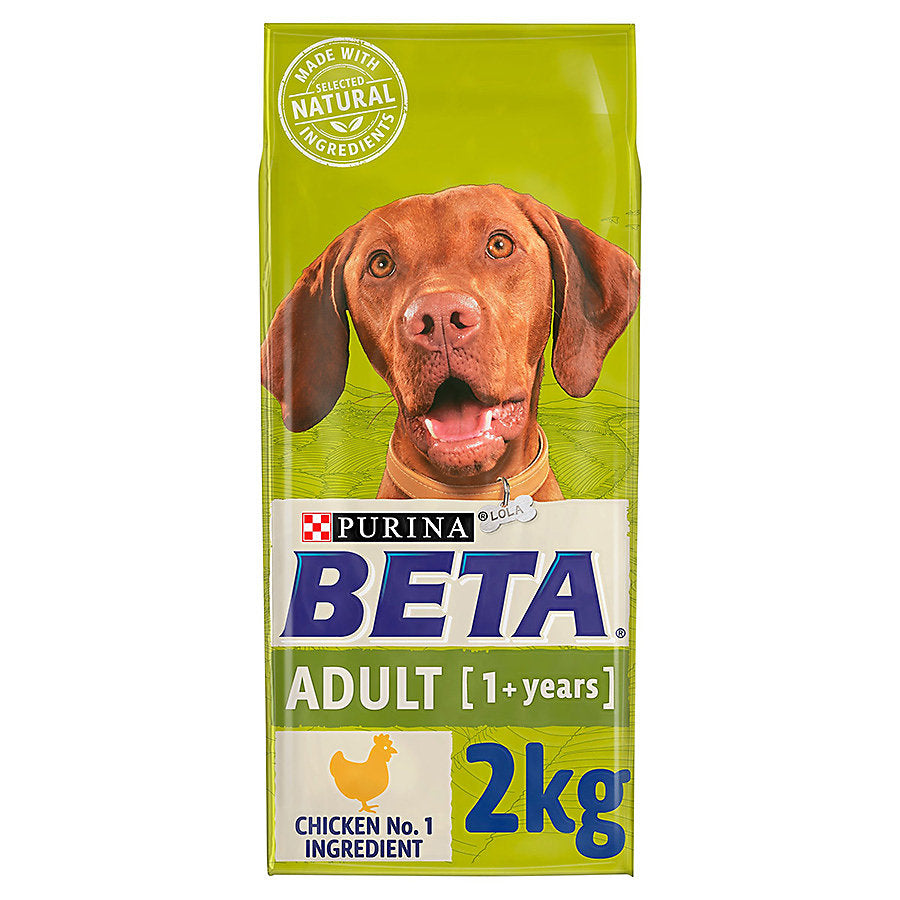 Beta Chicken Dry Dog Food for Adult Dogs, 2kg