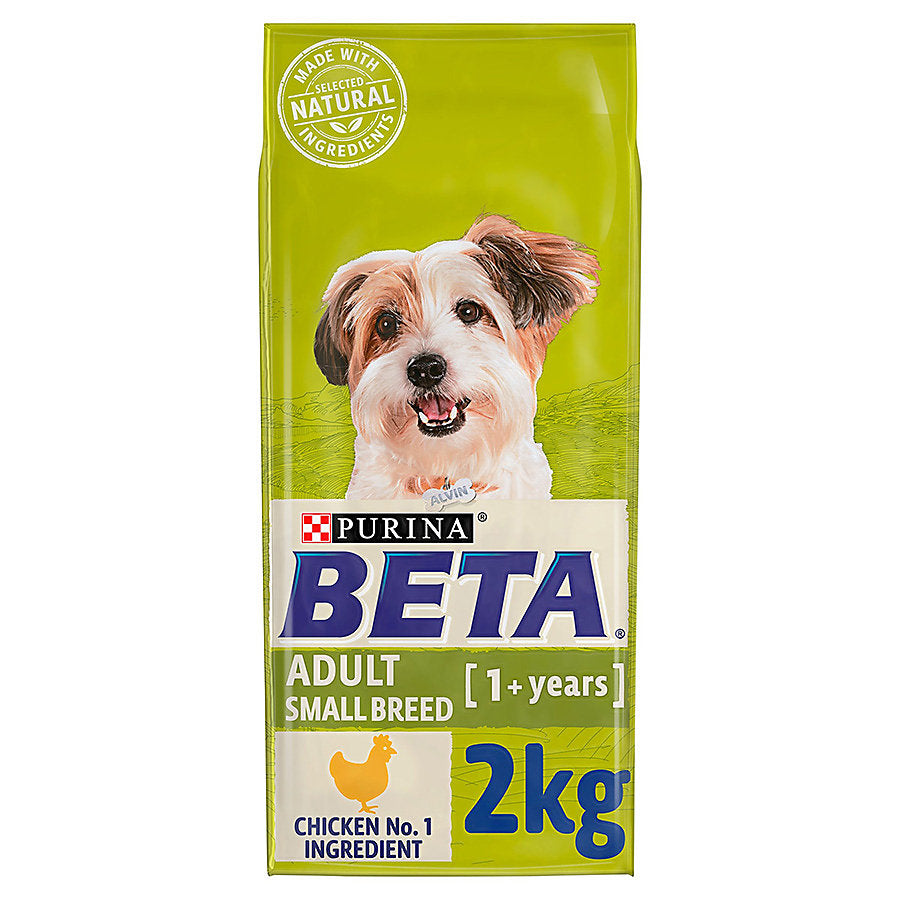 Beta Chicken Dry Dog Food for Small Breed Adult Dogs, 2kg