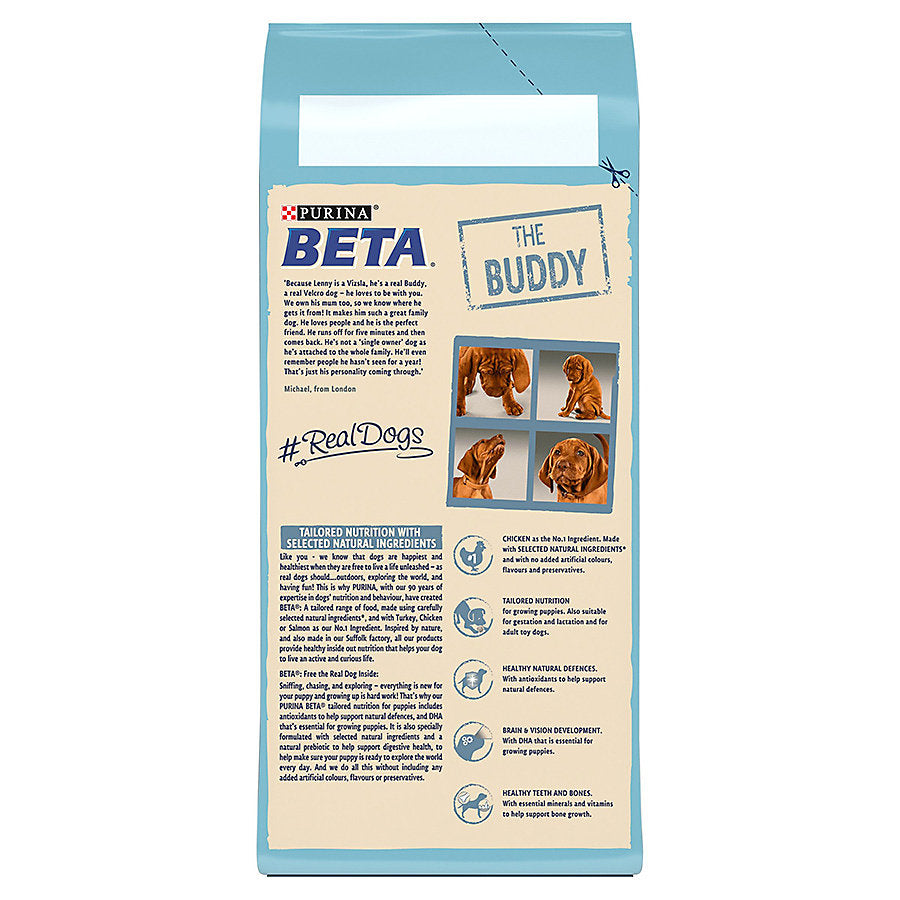 Beta Chicken Dry Dog Food for Puppies, 2kg