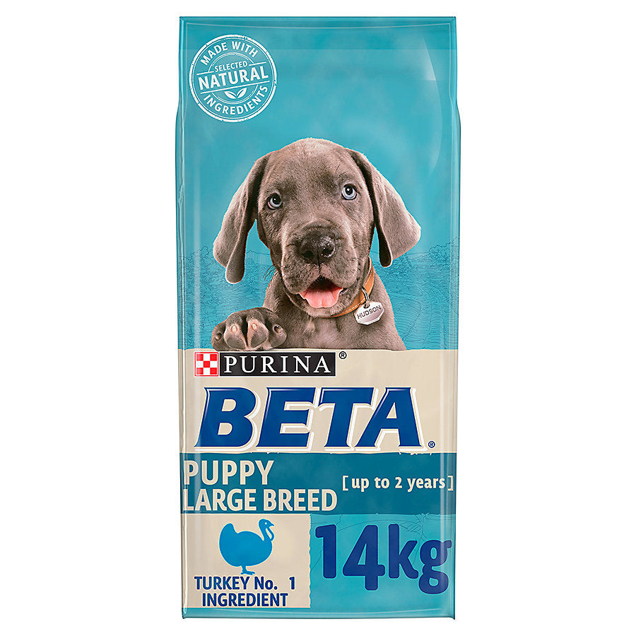 Beta Turkey Dry Dog Food for Large Breed Puppies, 14kg