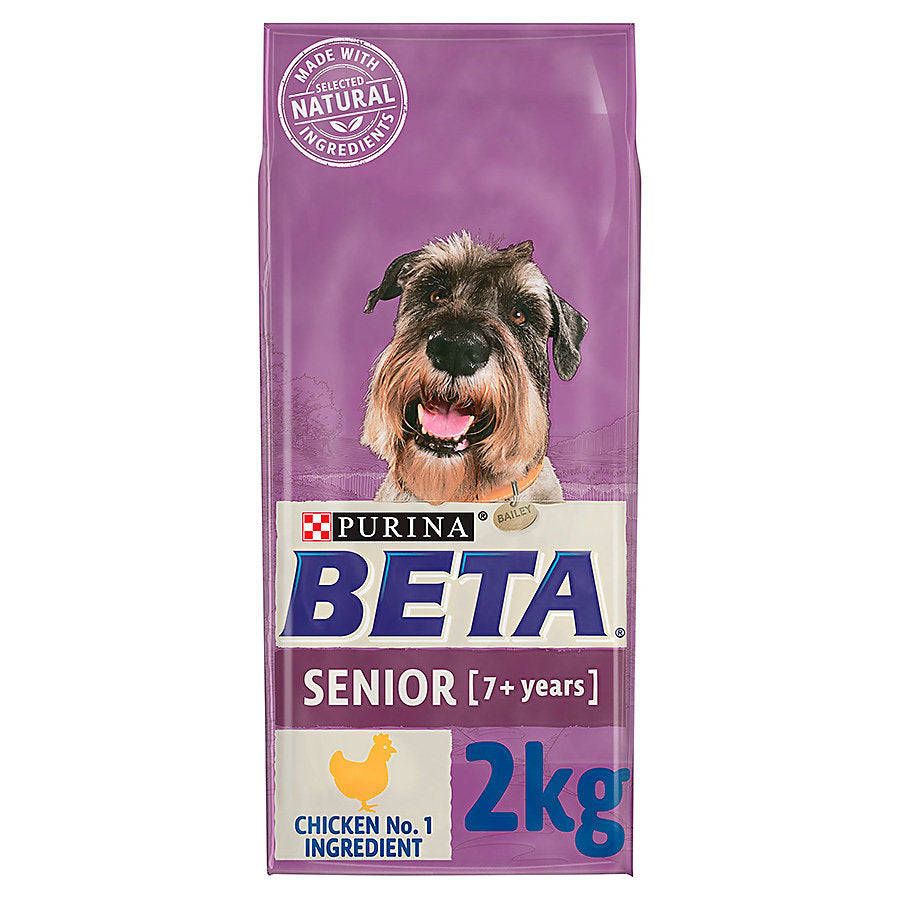 Beta Chicken Dry Dog Food for Senior Dogs, 2kg