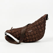 Cocopup Crossbody Crescent Dog Walking Bags, Espresso