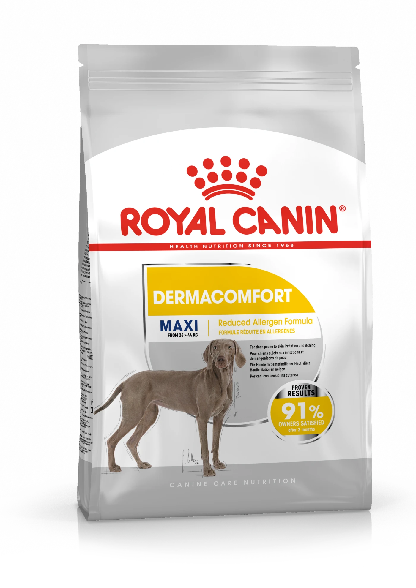 Royal Canin Dermacomfort Dry Dog Food for Large Breed Adult Dogs, 12kg