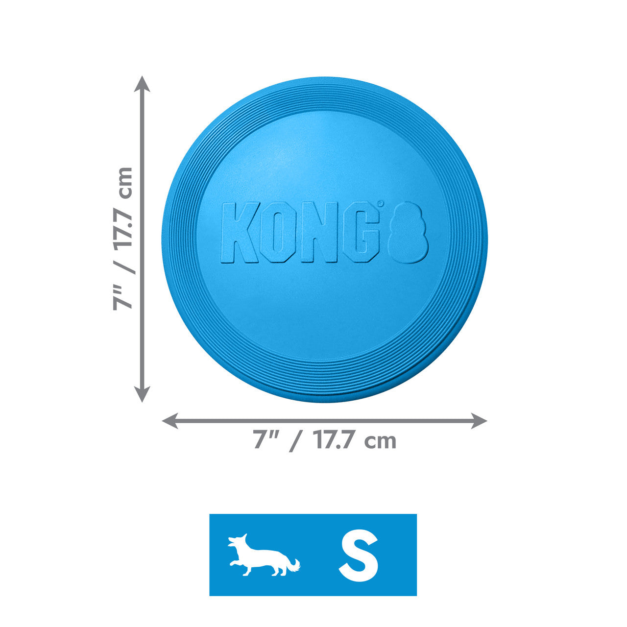 Kong Flyer Frisbee Puppy Toy, Small