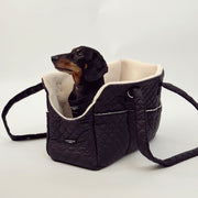 Cocopup Quilted Black Dog Carrier