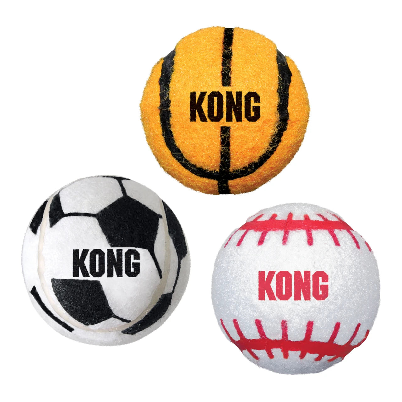 Kong Assorted Sports Balls Dog Toy