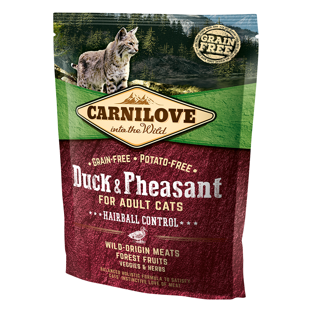 Carnilove Duck & Pheasant Dry Cat Food for Adult Sterilised Cats
