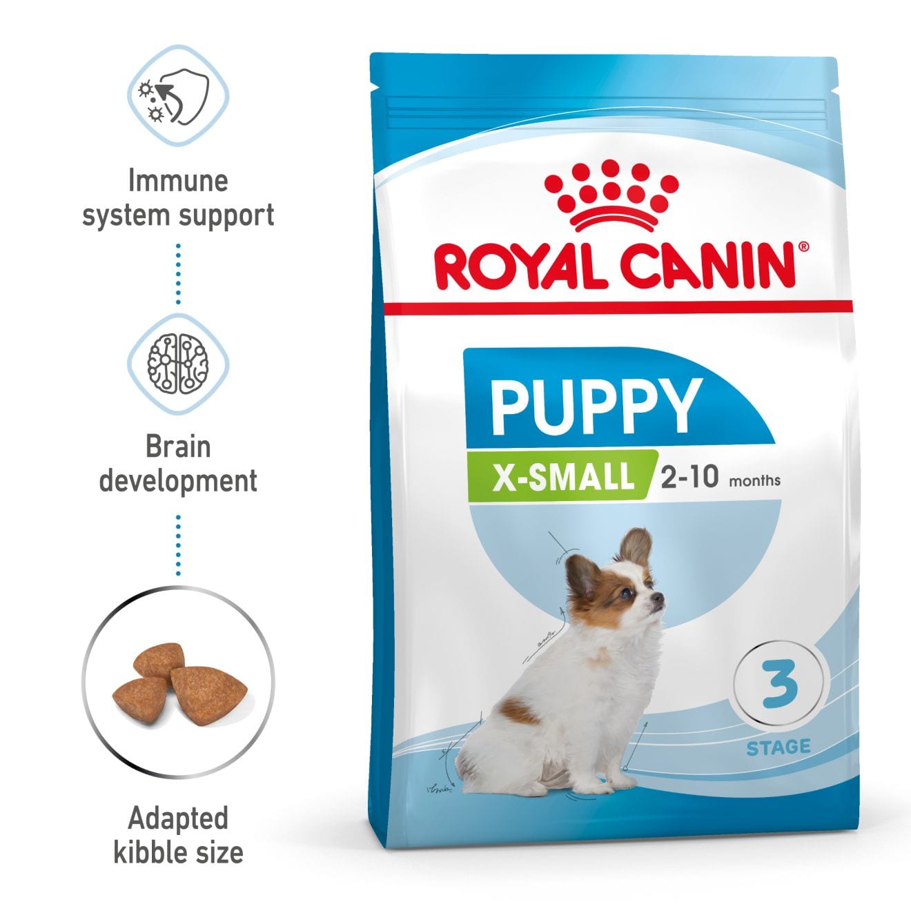 Royal Canin Dry Dog Food for Extra-Small Breed Puppies, 1.5kg