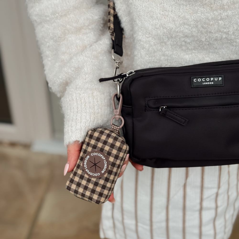 Cocopup Cotswolds Check Poop Bag Holder