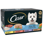 Cesar Meat in Delicate Jelly Wet Dog Food for Senior Dogs, 8 x 150g
