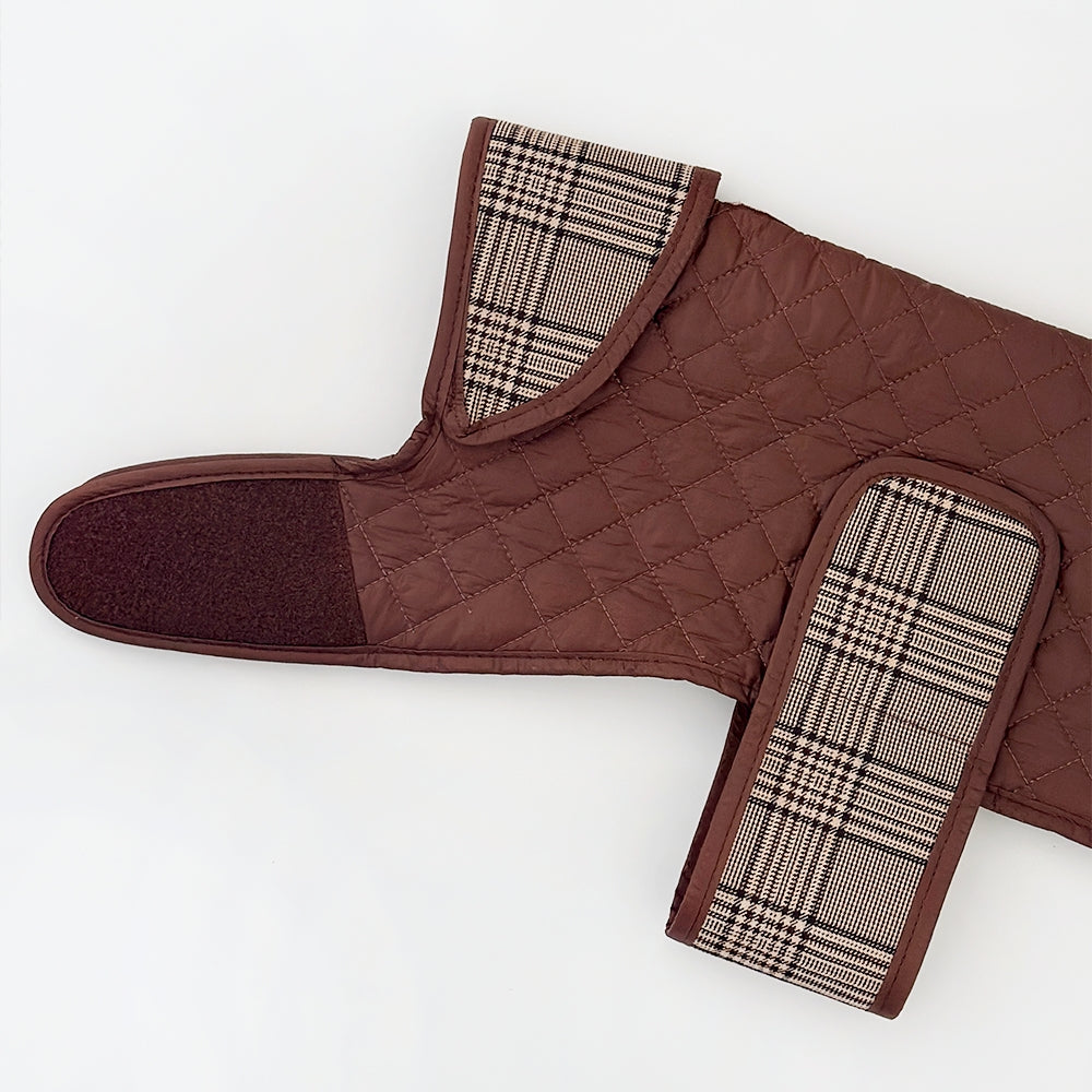 Cocopup Pup Plaid Quilted Dog Coat