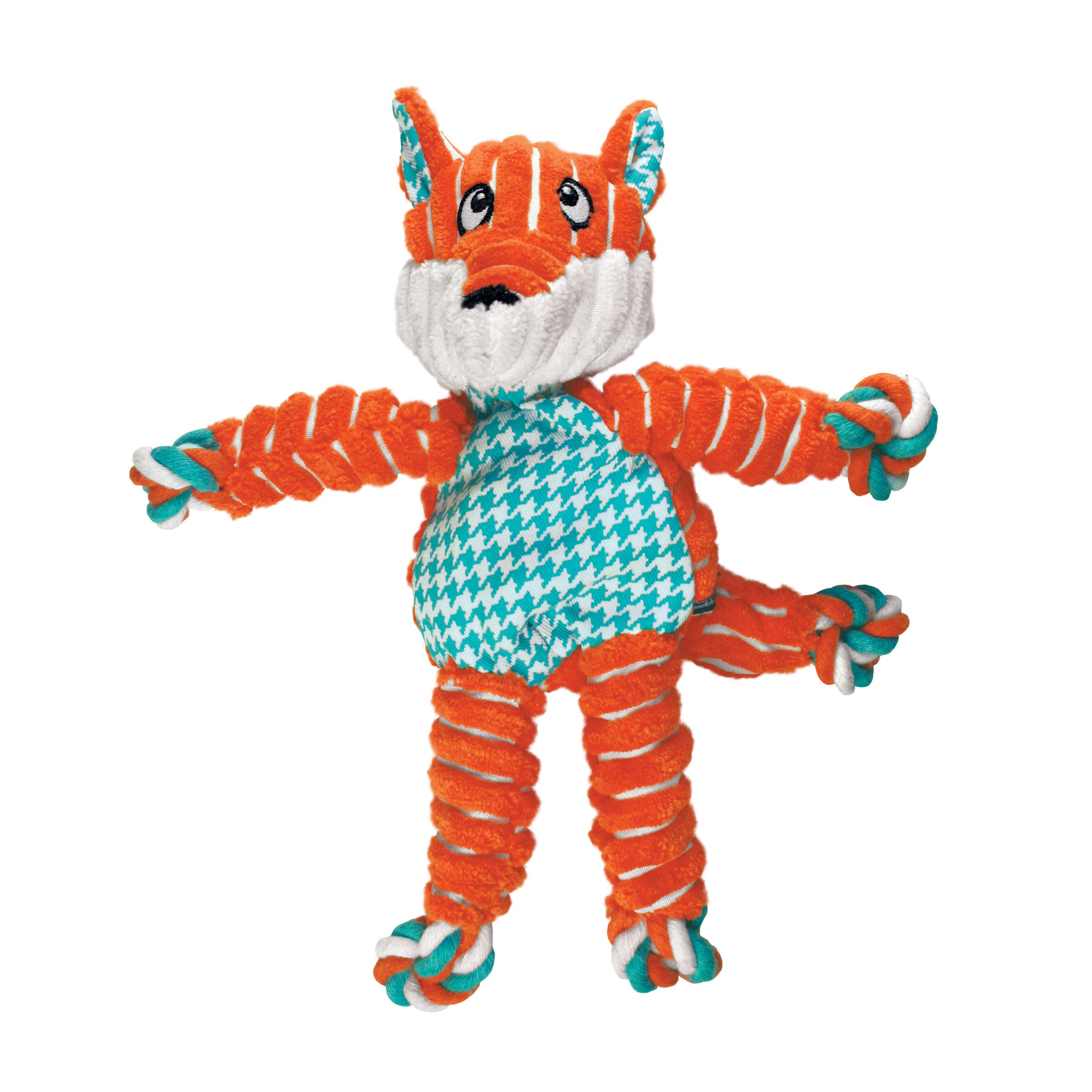 Kong Floppy Knots Fox Dog Toy, Small/Medium