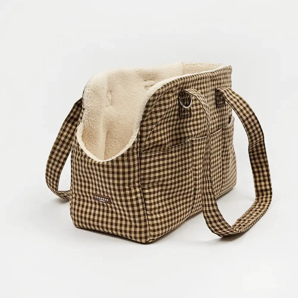 Cocopup Cotswolds Check Dog Carrier