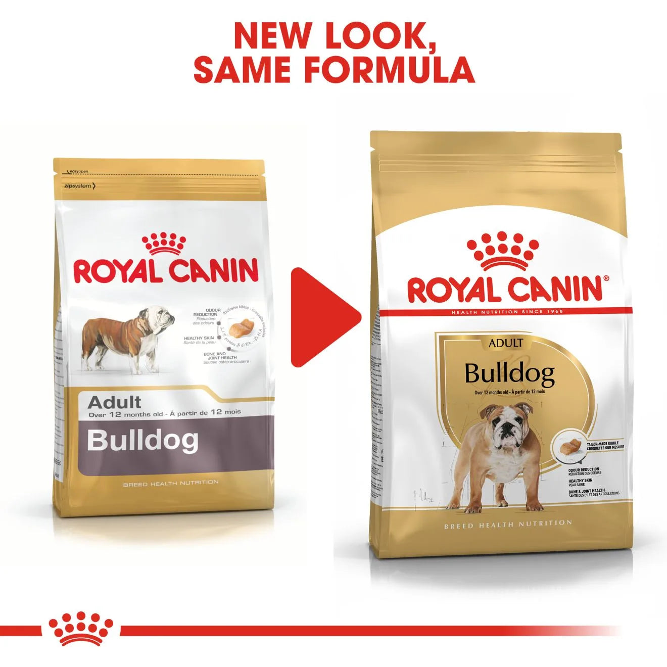 Royal Canin Dry Dog Food for Adult Bulldogs, 12kg